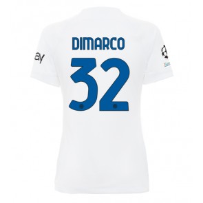 Inter Milan Federico Dimarco #32 Bortatröja Kvinnor 2023-24 Kortärmad